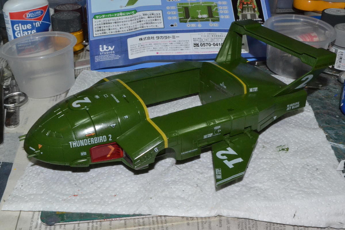 Thunderbirds are Go! The new Thunderbird 2 and TB4 - Work In Progress ...